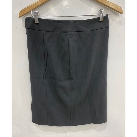 Giorgio Armani Charcoal Gray Wool Pencil Skirt, Size EU 38 / US Sz 2 - Picture 5 of 15